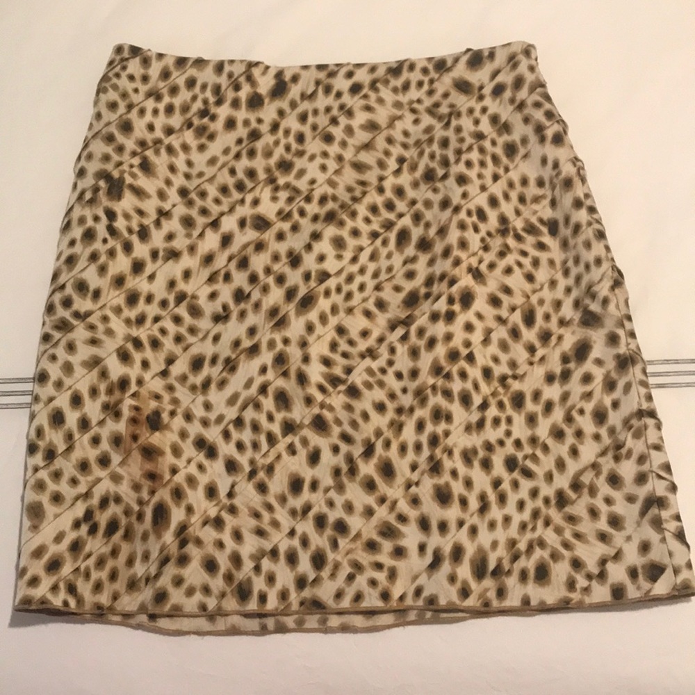 Ann Taylor Leopard Print Skirt